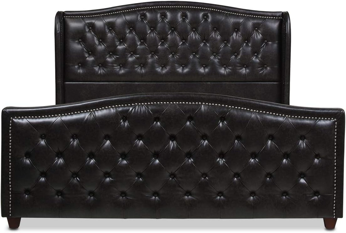 Jennifer Taylor Home Marcella Upholstered Shelter Headboard Bed Set