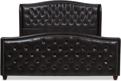 Jennifer Taylor Home Marcella Upholstered Shelter Headboard Bed Set